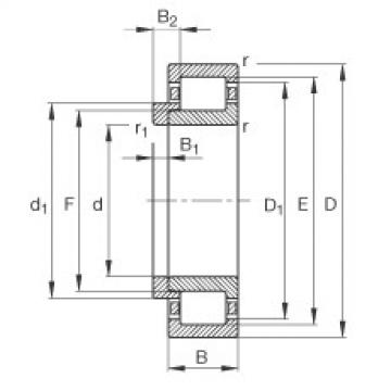 Подшипник NJ234-E-M1 + HJ234-E FAG