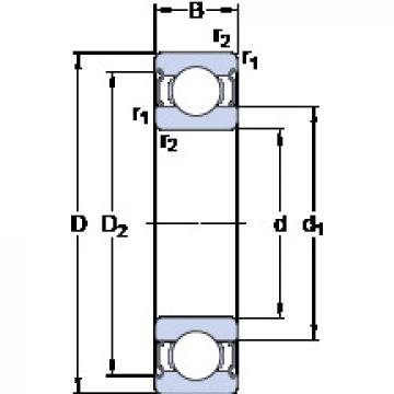 Bantalan 6028-2Z SKF