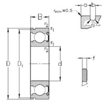 Подшипник 6206-Z-NR NKE