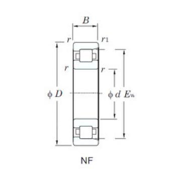 Подшипник NF206 KOYO