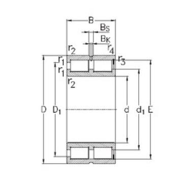 Подшипник NNCF4880-V NKE