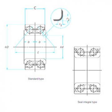 Подшипник DAC45850041 ISO