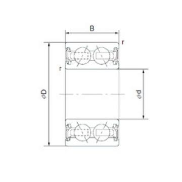 Подшипник 4607-7AC2RS CYSD