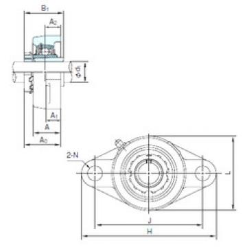 Подшипник UKFL312+H2312 NACHI