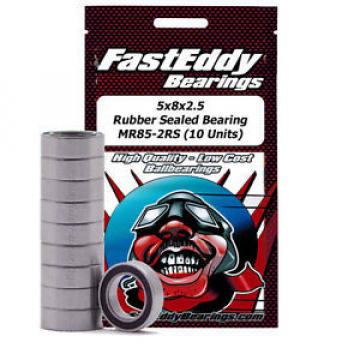 Tamiya 850 Rubber Sealed Replacement Bearing 5X8X2.5 (10 Units)