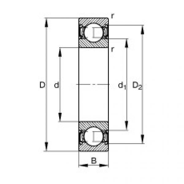 Подшипник 61811-2RSR-Y FAG #1 image