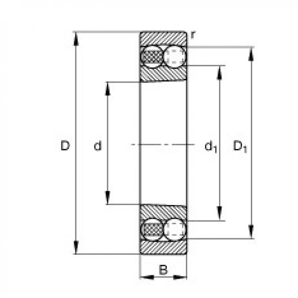 Подшипник 1204-K-TVH-C3 FAG #1 image