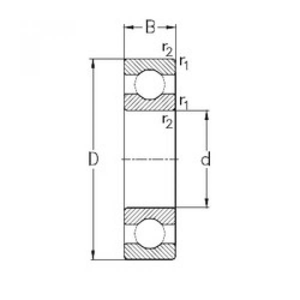 Подшипник 61992-MA NKE #1 image