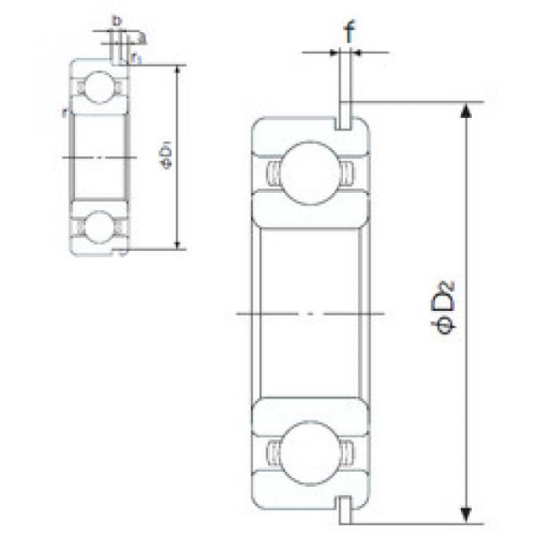 Подшипник 6017NR NACHI #1 image