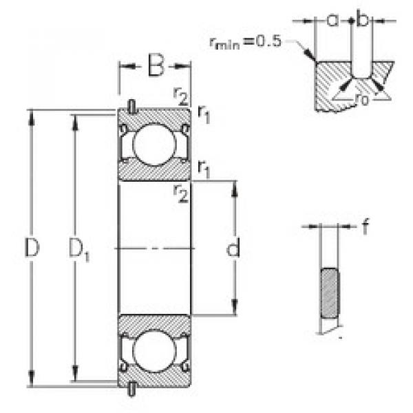 Подшипник 6020-2Z-NR NKE #1 image