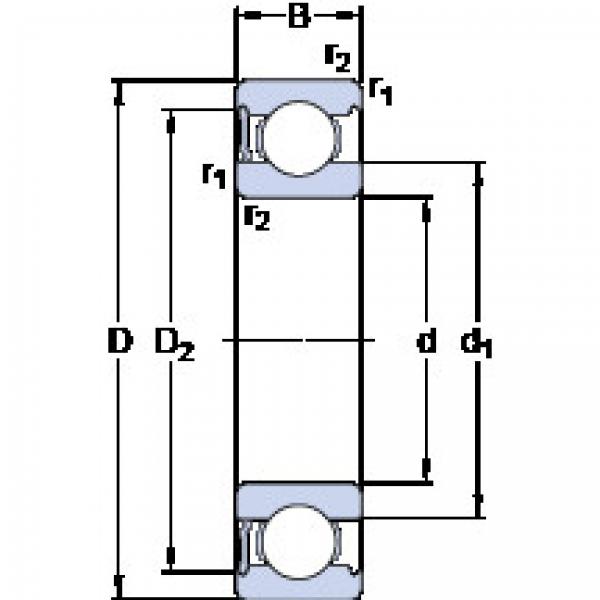 Подшипник 6316-RS1 SKF #1 image