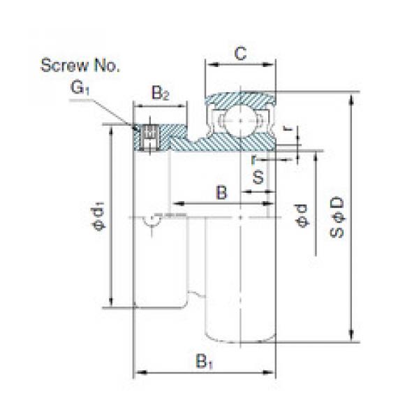 Подшипник KH206AE NACHI #1 image