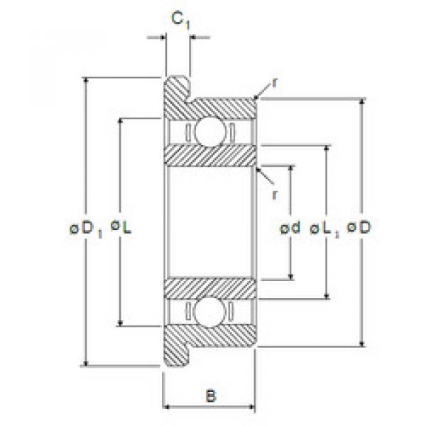 Подшипник RIF-418 NMB #1 image