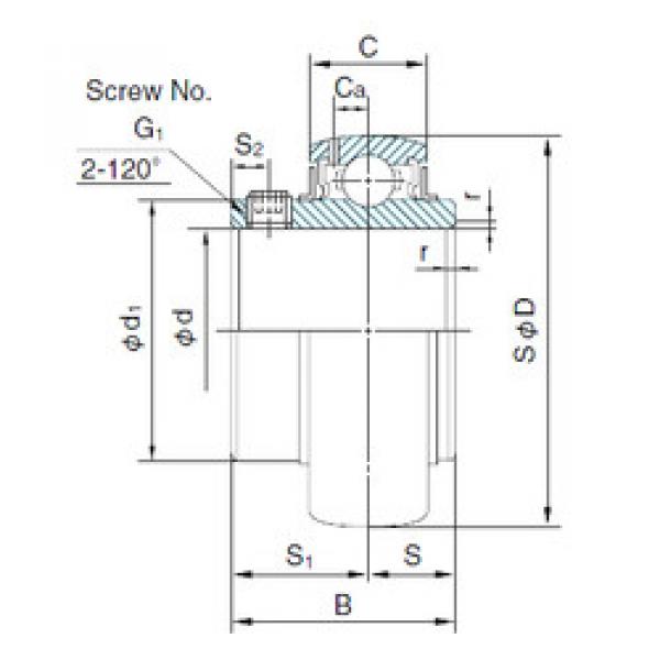 Подшипник UC324 NACHI #1 image