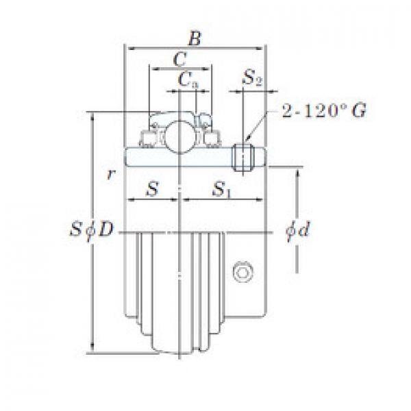 Подшипник UC318-56L3 KOYO #1 image