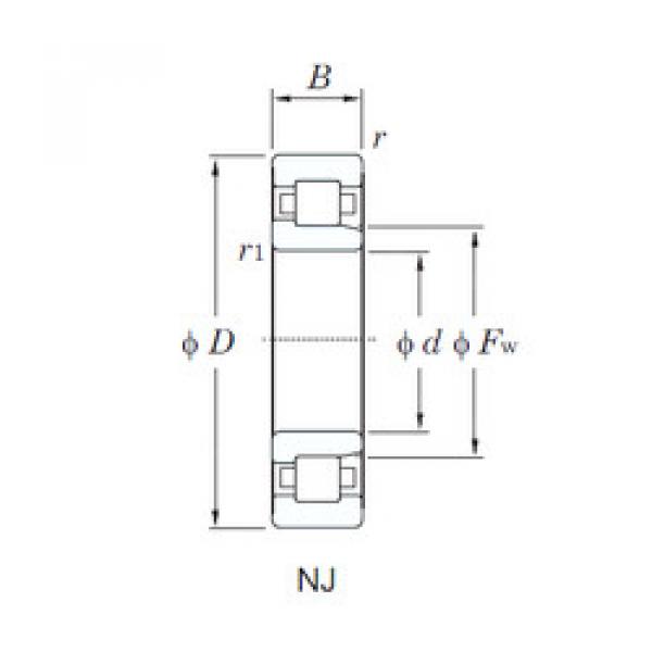 Подшипник NJ2211 KOYO #1 image