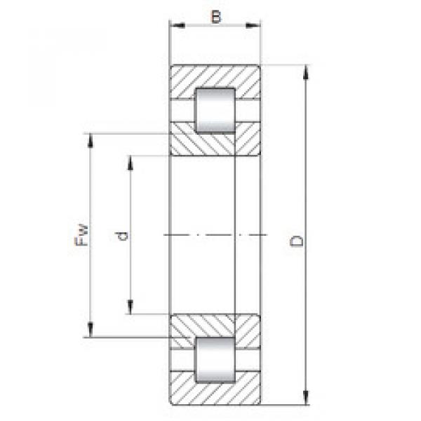 Подшипник NUP3219 CX #1 image