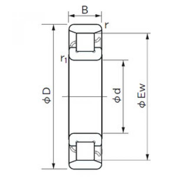 Подшипник N 256 NACHI #1 image