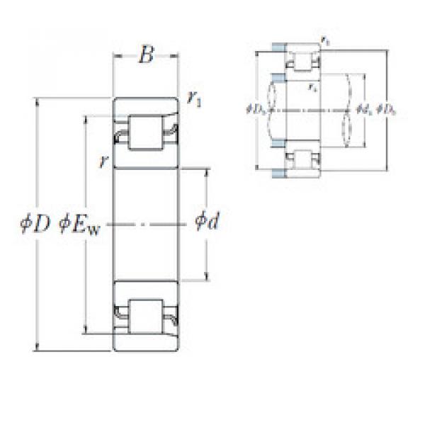 Подшипник NF 318 NSK #1 image