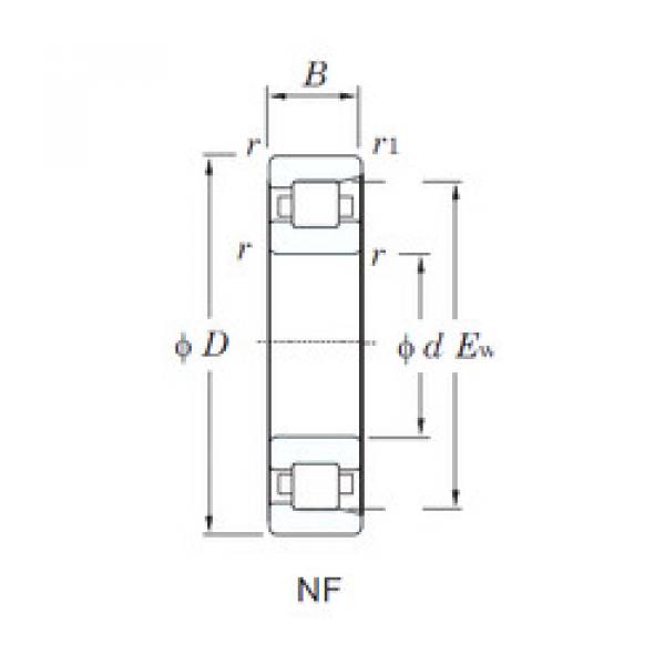 Подшипник NF206 KOYO #1 image