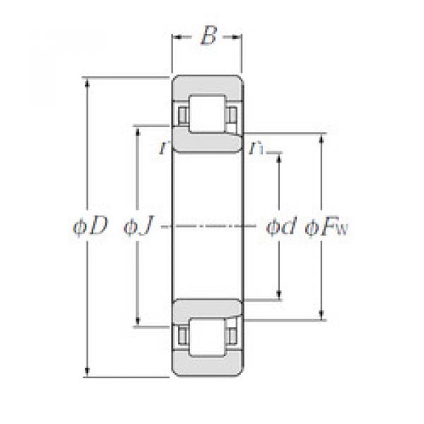 Подшипник NJ1010 CYSD #1 image