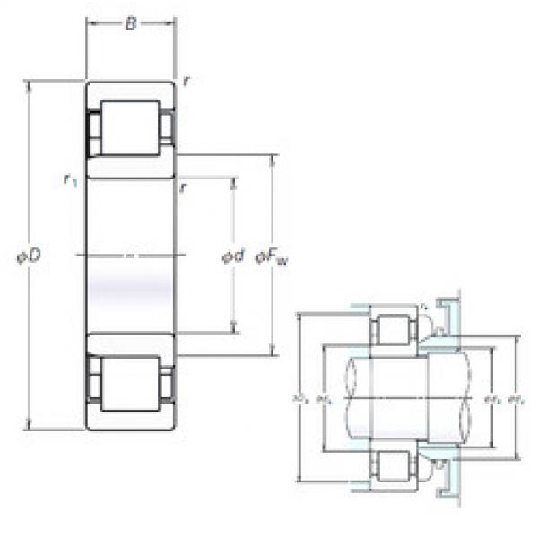 Подшипник NJ2224EM NSK #1 image