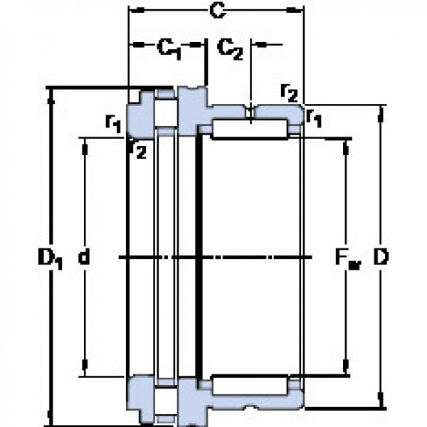 Подшипник NKXR 15 SKF #1 image