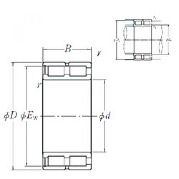 Подшипник NNCF4934V NSK #1 image