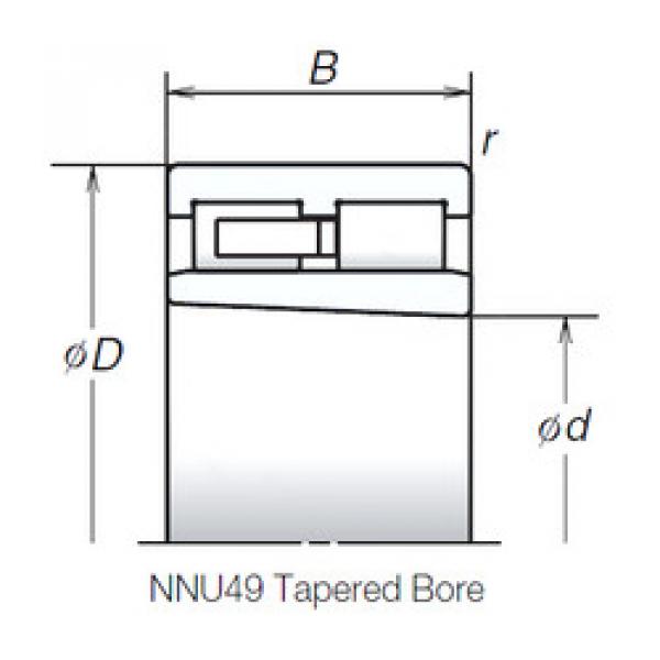 Подшипник NNU4920MBKR NSK #1 image