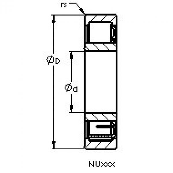 Подшипник NU338 EM AST #1 image