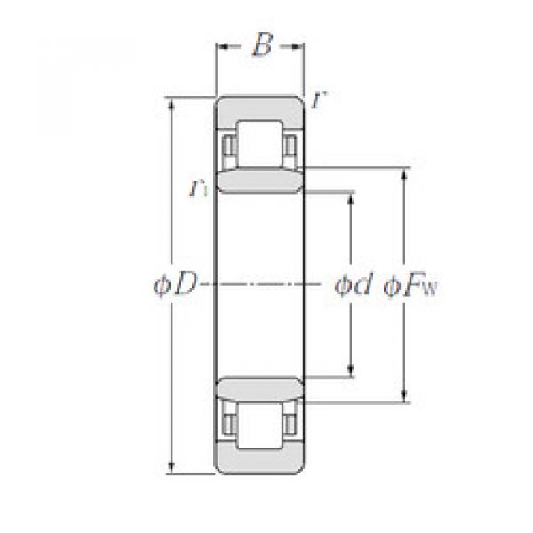 Подшипник NU2211E NTN #1 image