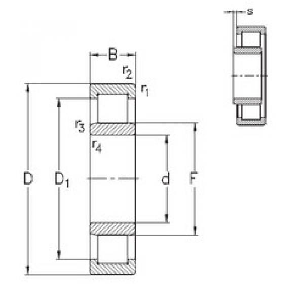 Подшипник NU2320-E-MA6 NKE #1 image