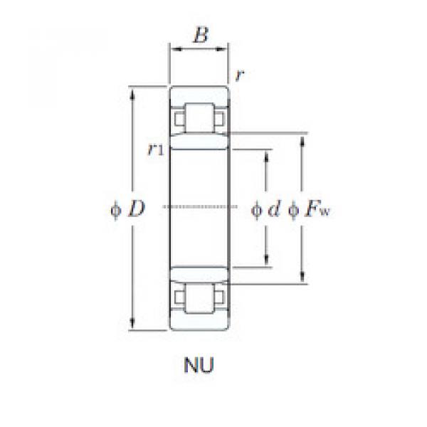 Подшипник NU209 KOYO #1 image