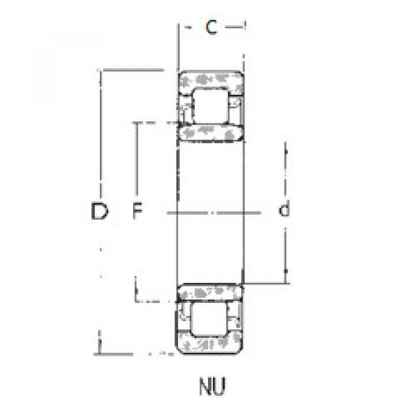 Подшипник NU209 FBJ #1 image