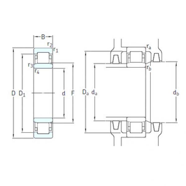 Подшипник NU214ECM/HC5C3 SKF #1 image