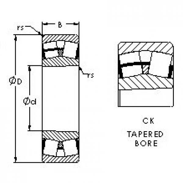 Подшипник 22208CK AST #1 image