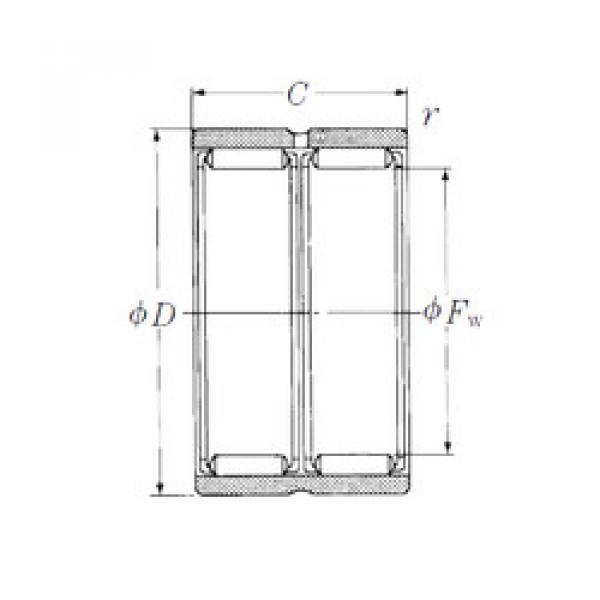 Подшипник RNAFW223532 NSK #1 image