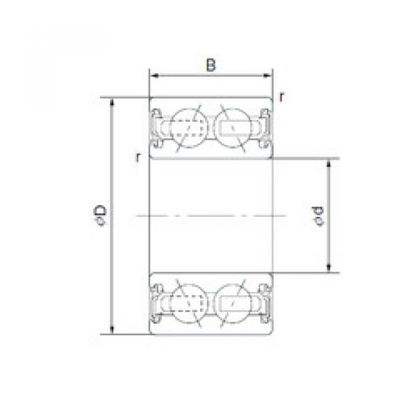 Подшипник 4607-7AC2RS CYSD #1 image