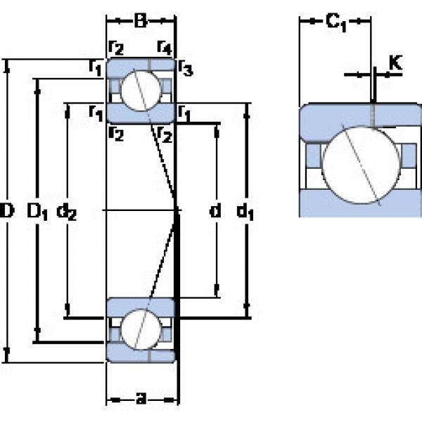 Подшипник 7004 ACD/P4AH SKF #1 image