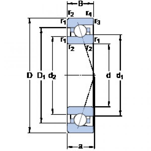 Подшипник 7018 ACE/HCP4A SKF #1 image