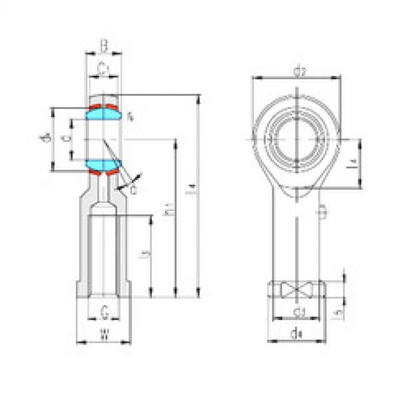 Подшипник SIBP14S/B1 LS #1 image