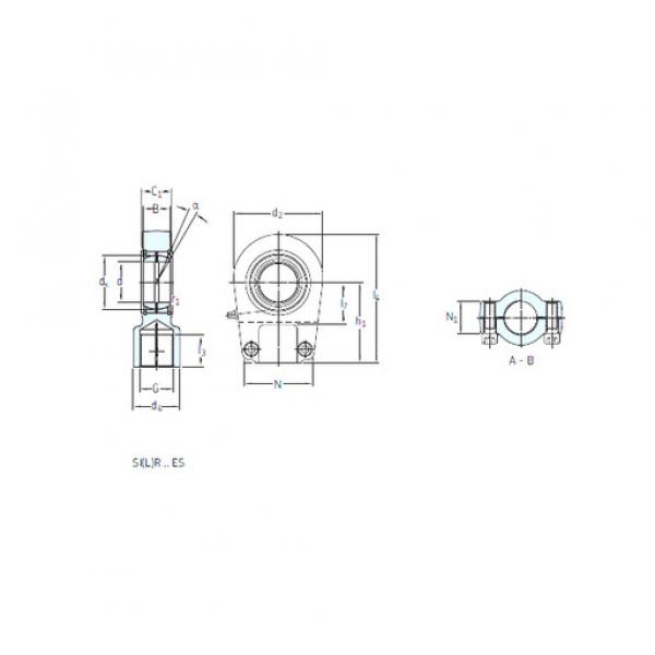 Подшипник SIR 100 ES SKF #1 image