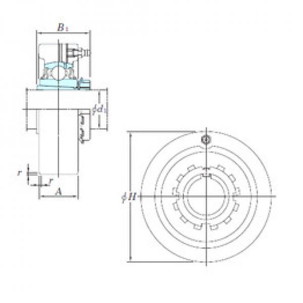 Подшипник UKC310 KOYO #1 image