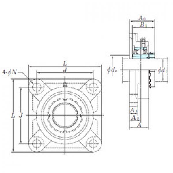 Подшипник UKF318 KOYO #1 image