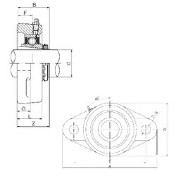 Подшипник UKFL215 CX #1 image