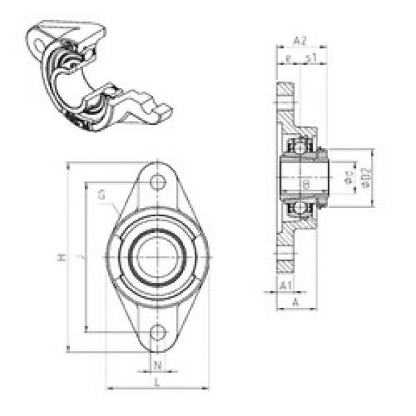 Подшипник UKFL212H SNR #1 image