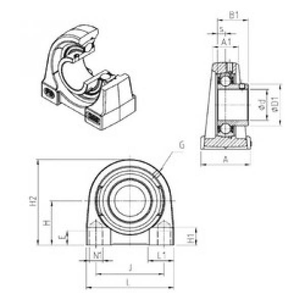 Подшипник USPG211 SNR #1 image